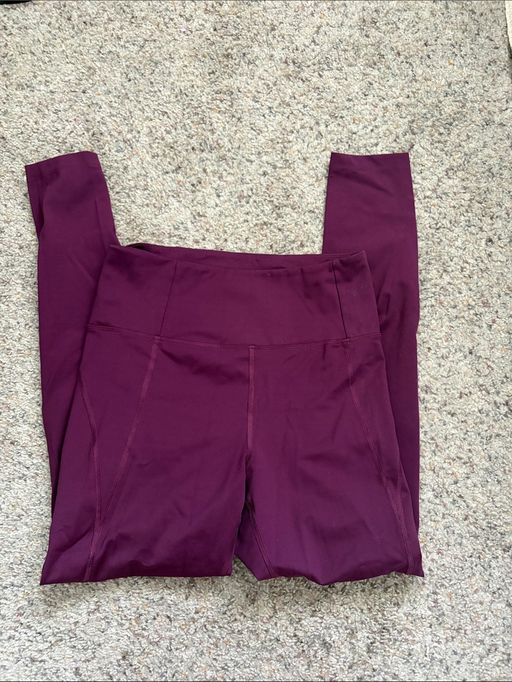 Girlfriend Collective Plum Compressive High-Waist Leggings